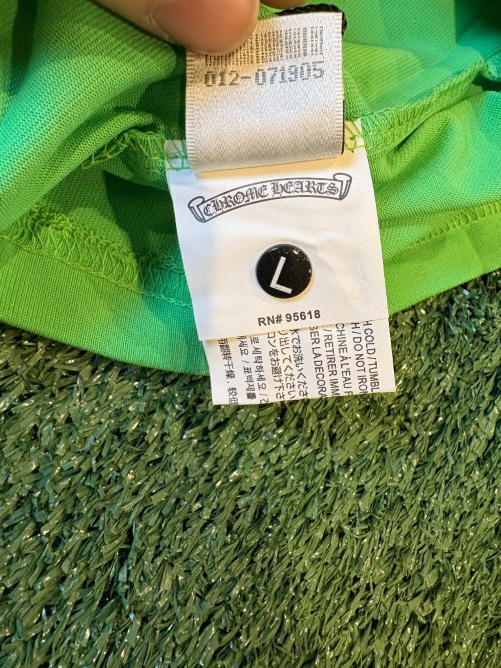 Chrome Hearts Green Pocket Tee Size - Picture 7 of 7